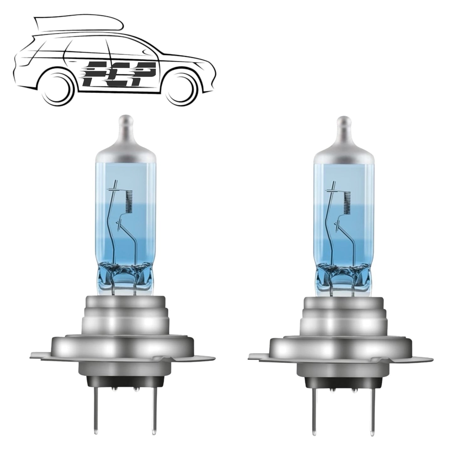 OSRAM Cool Blue Intense Next Gen H7 Headlight Bulbs (Twin) 64210CBN-HCB 5000K