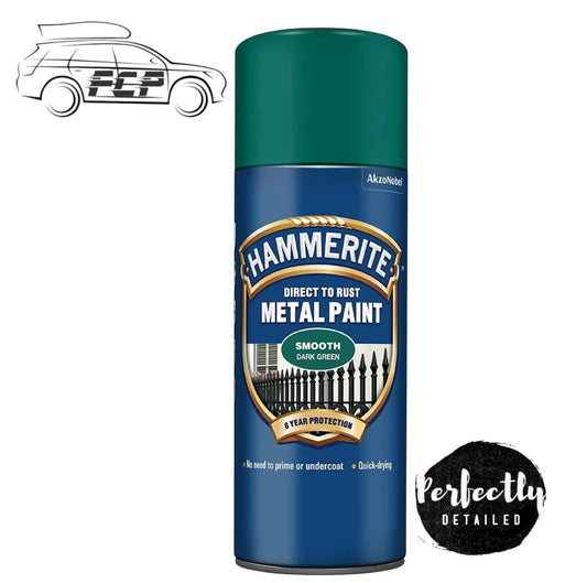 Hammerite Direct to Rust Metal Aerosol Smooth Dark Green 400ml