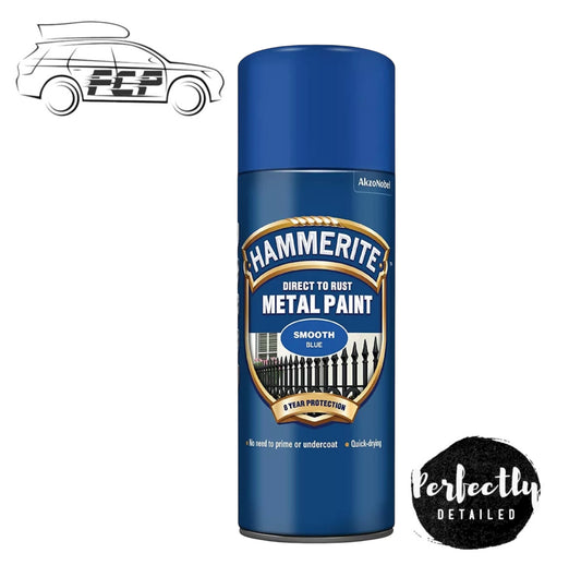 Hammerite Direct to Rust Metal Aerosol Smooth Blue 400ml