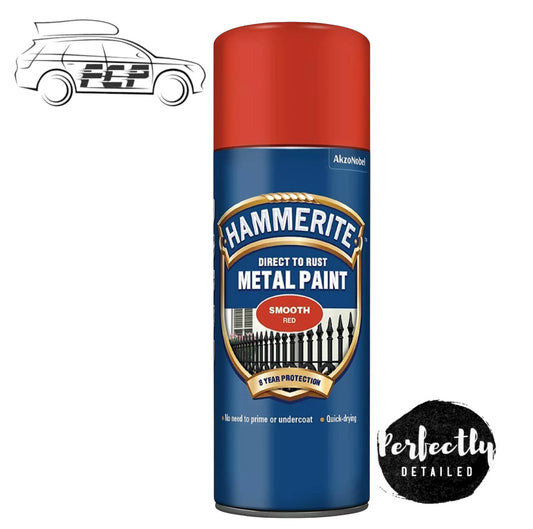 Hammerite Direct to Rust Metal Aerosol Smooth Red 400ml
