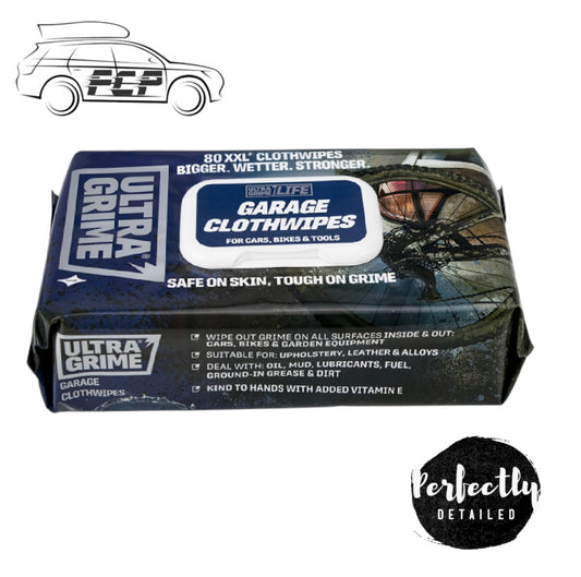 UltraGrime Life Garage Wipes XXL 80pk
