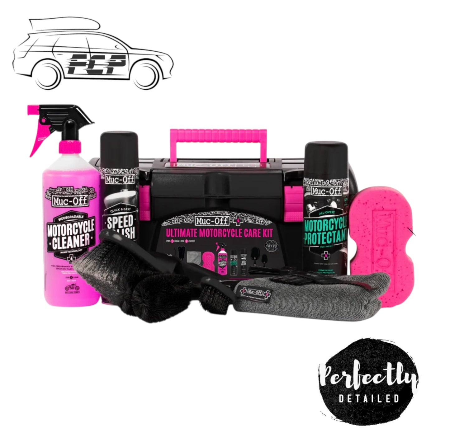 Muc-Off Ultimate Motorbike Motorcycle Cleaning Care Kit Bike Cleaner