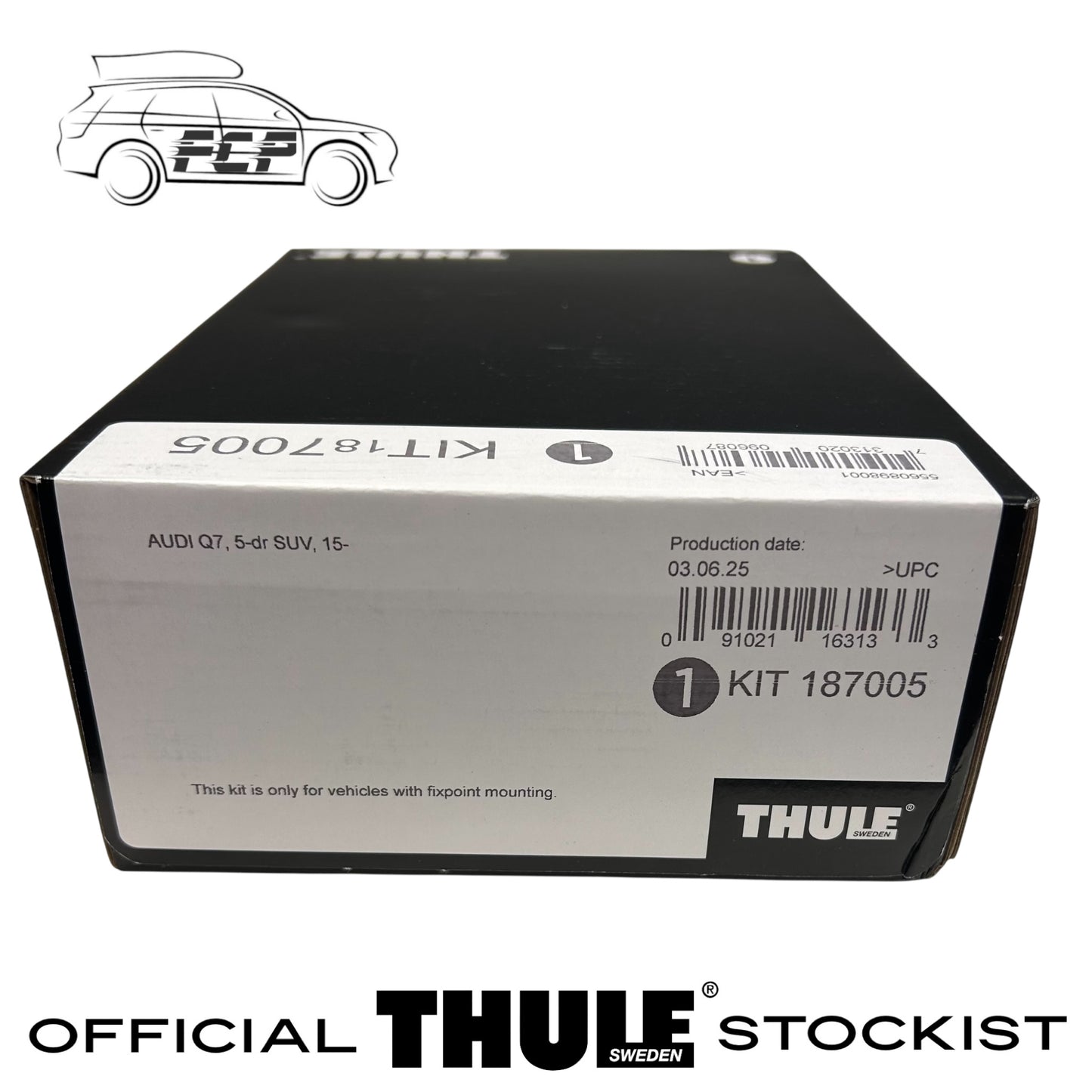 Thule Integrated Fixed Points Kit 187005 Fits Audi Q7, 5-Dr SUV, 2015 On