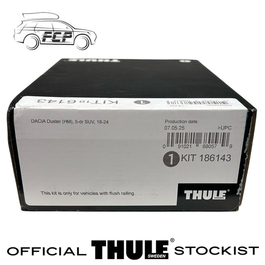 Thule Evo Flush Rail Fitting Kit 186143 Fits Dacia Duster (HM) 5-Dr SUV, 18-24