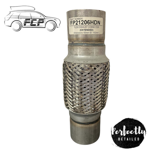 Exhaust Flexi Tube Joint Flexible Pipe Repair 63mm x 152mm