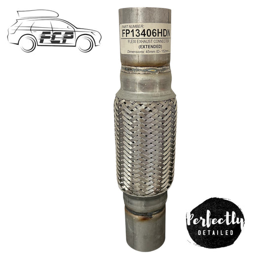 Exhaust Flexi Tube Joint Flexible Pipe Repair 45mm x 152mm