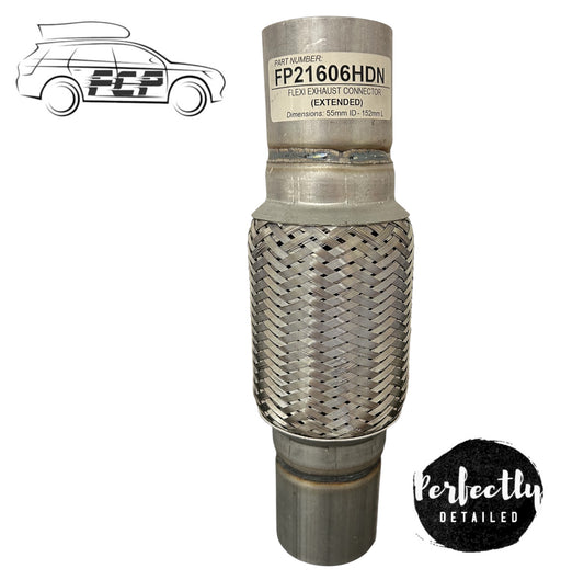 Exhaust Flexi Tube Joint Flexible Pipe Repair 55mm x 152mm