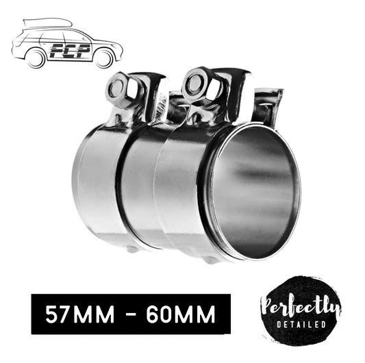 E-Tech Exhaust Pipe Connector Joiner 57mm - 60mm (L=95mm)