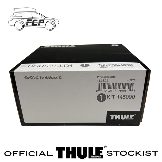 Thule Evo Flush Rail Fitting Kit 145090 Fits Volvo V40, 5-Dr Hatchback 12 On