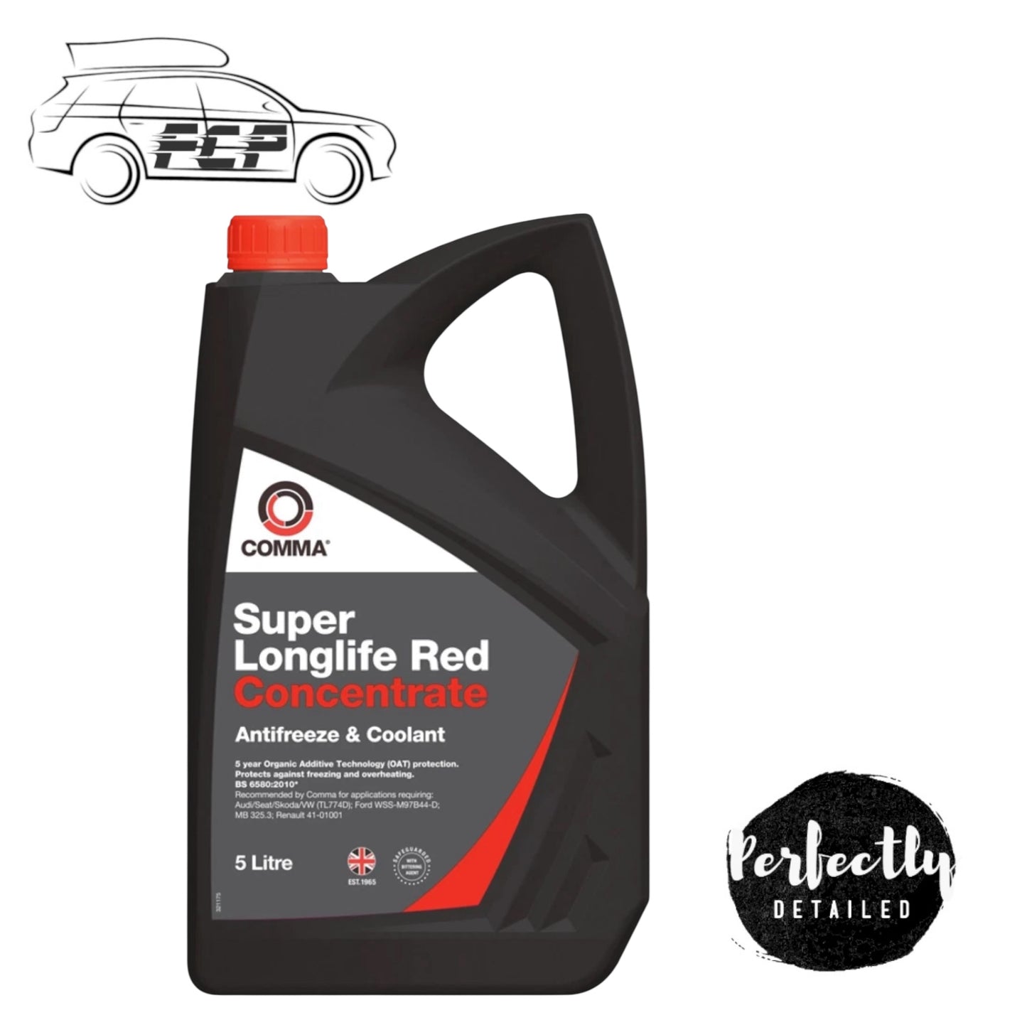 Comma Super Longlife Red Concentrate Antifreeze & Coolant 5L
