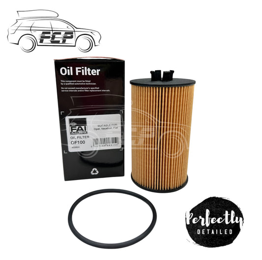 FAI Oil Filter - OF100 - Fits Alfa Romeo Chevrolet Fiat Opel Saab
