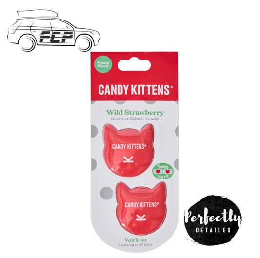 Candy Kittens Car Vent Air Freshener Wild Strawberry