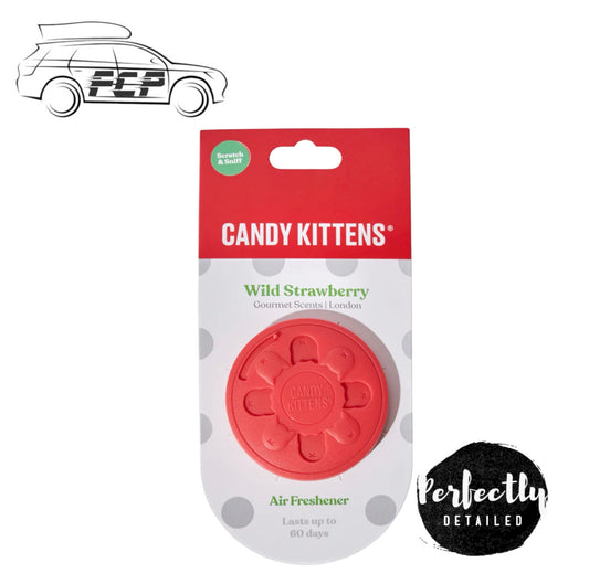 Candy Kittens Peggable Can Car Air Freshener Wild Strawberry