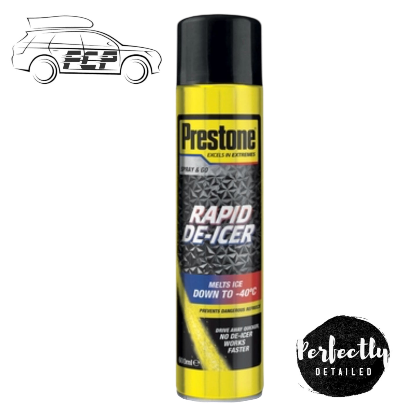 Prestone Rapid Car De-Icer 600ml
