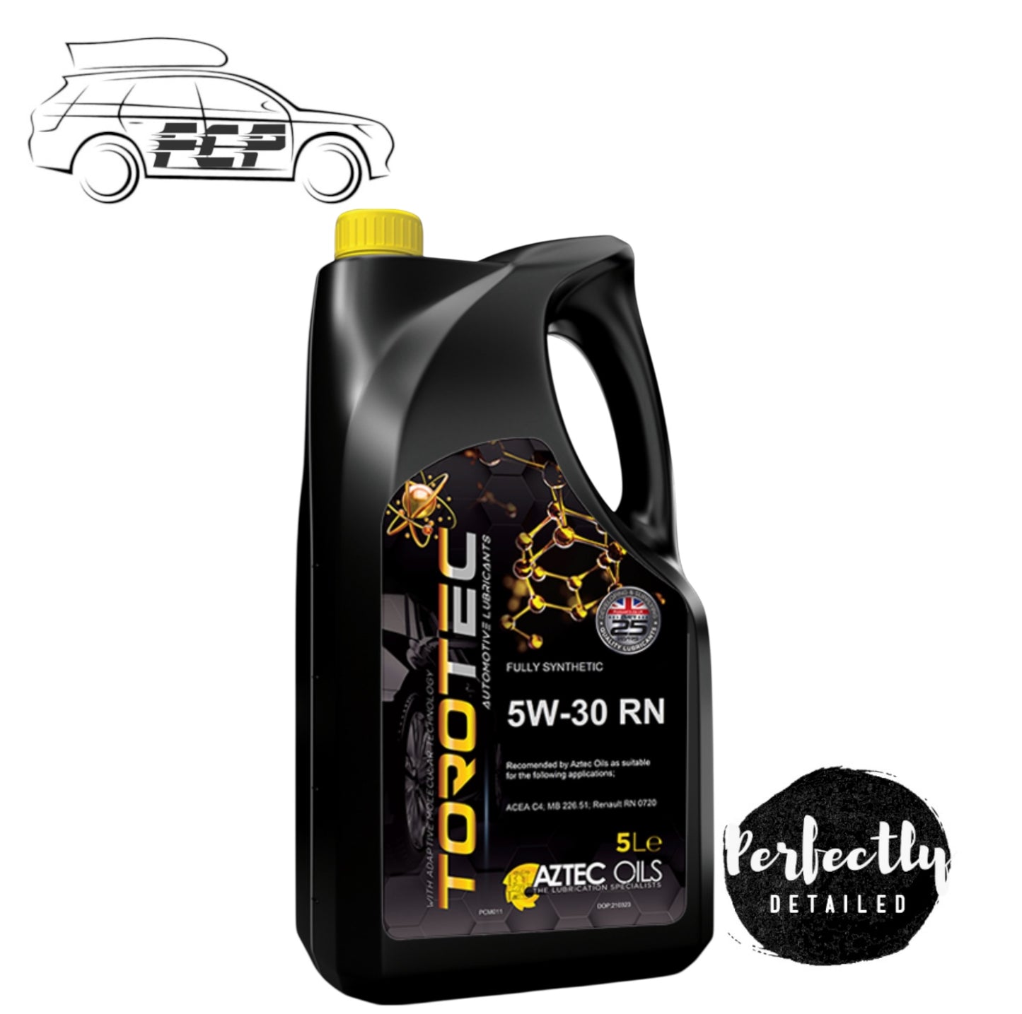 Aztec Oils Torotec 5W-30 RN Engine Oil Fully Synthetic ACEA C4 5L