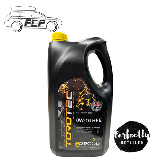 Aztec Oils Torotec 0W-16 HFE 5L Fully Synthetic Petrol/Hybrid Engines