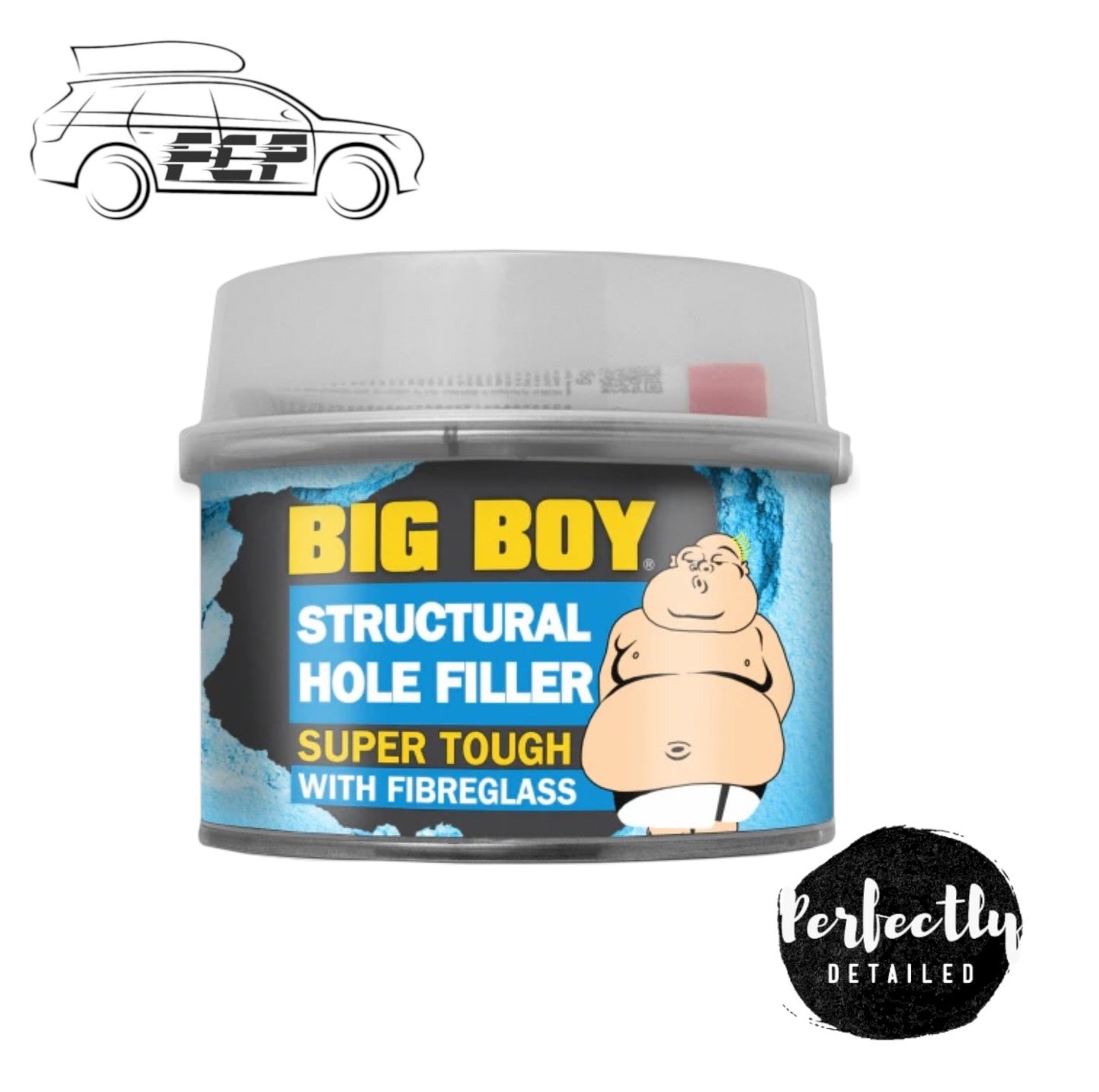 Big Boy Structural Hole Filler Super Tough Fibreglass Bridging Cars Body 250ml