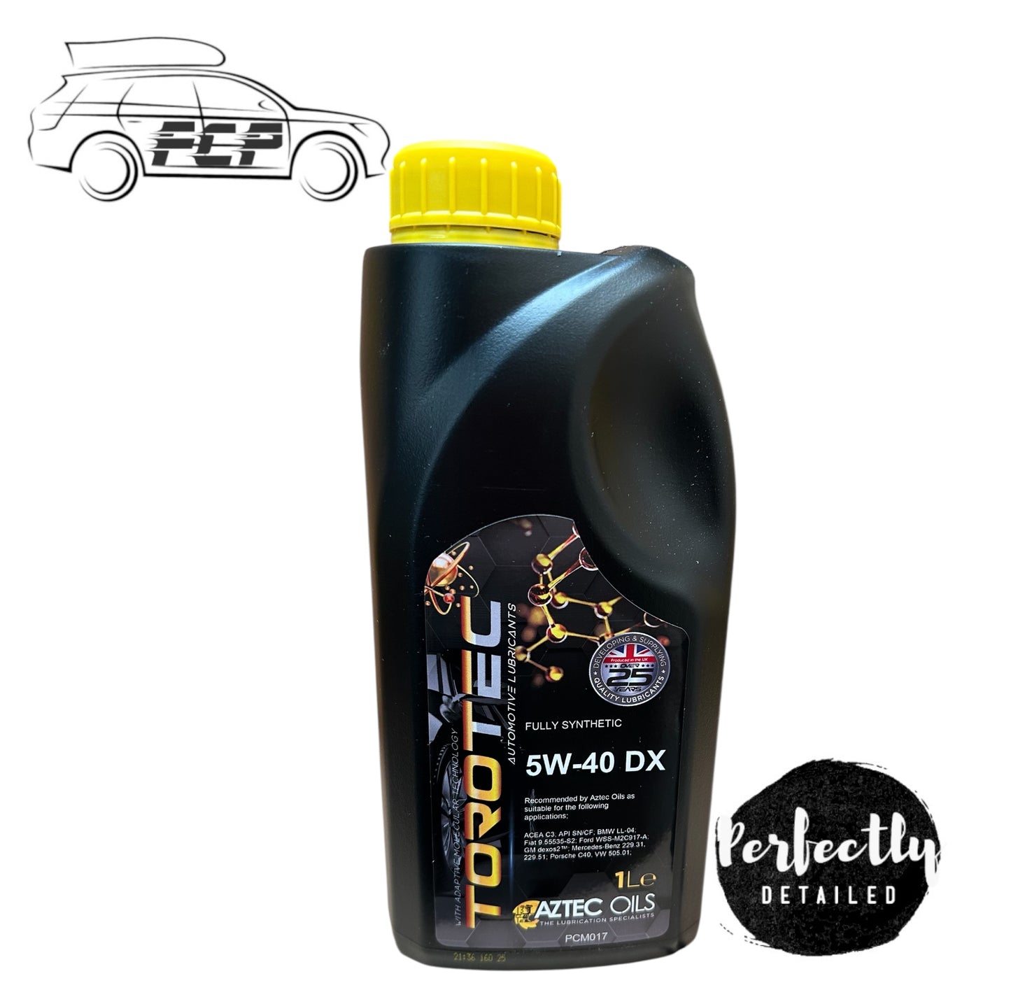 Aztec Oils Torotec 5W-40 DX Fully Synthetic 1L ACEA C3 BMW LL-04 MB229.51