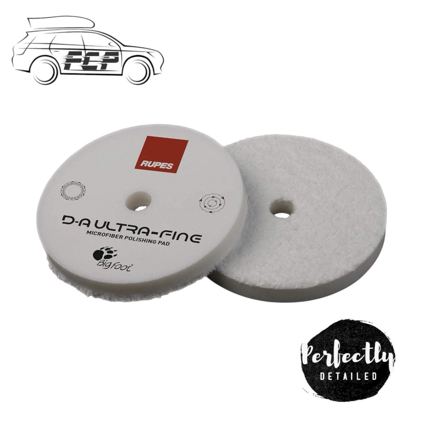 Rupes D-A Ultra-Fine Microfiber Polish Pad 3" 80mm