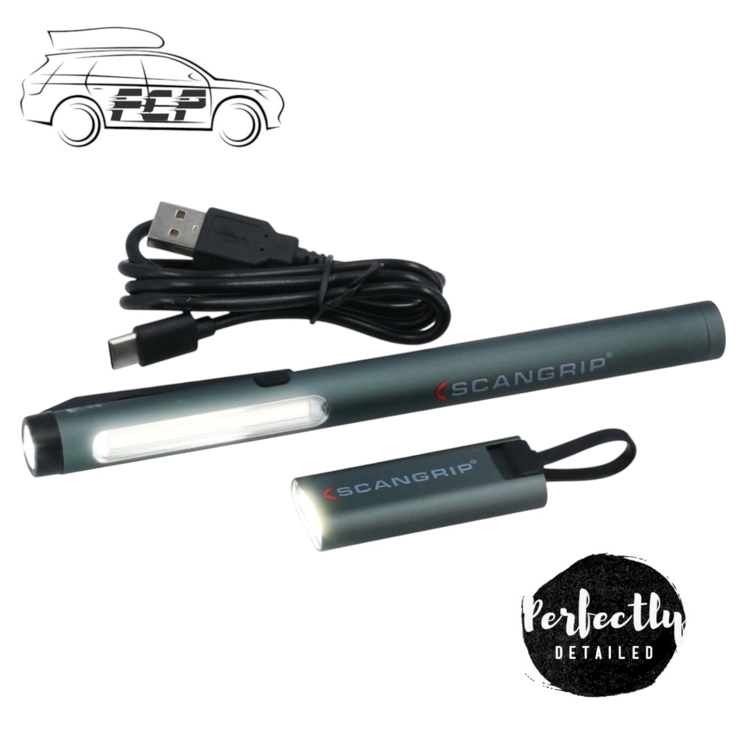 Scangrip Work Pen 200R & Flash Micro R LED Keychain Rechargeable Torch