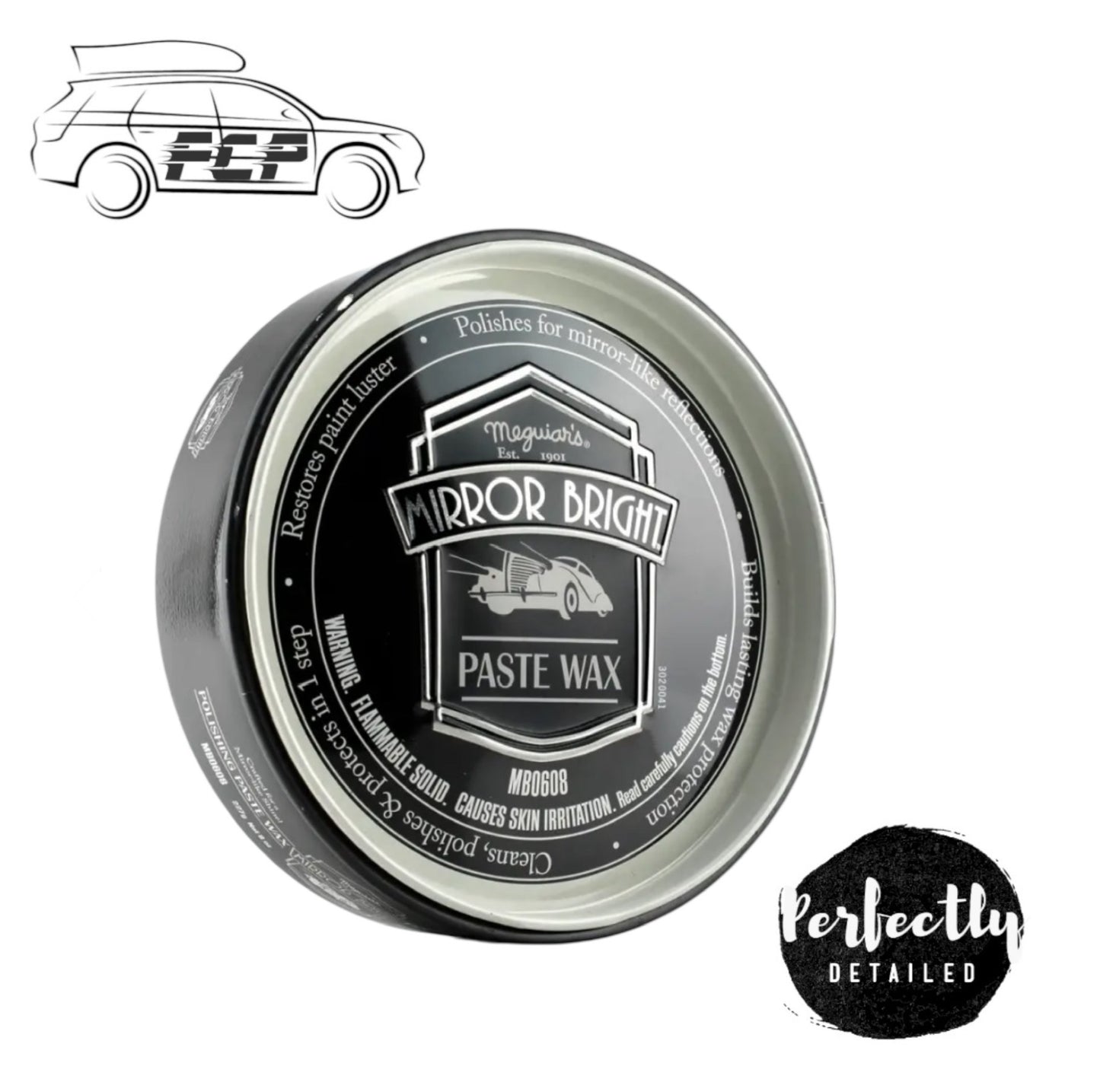 Meguiar's Mirror Bright Polishing Paste Wax 227g