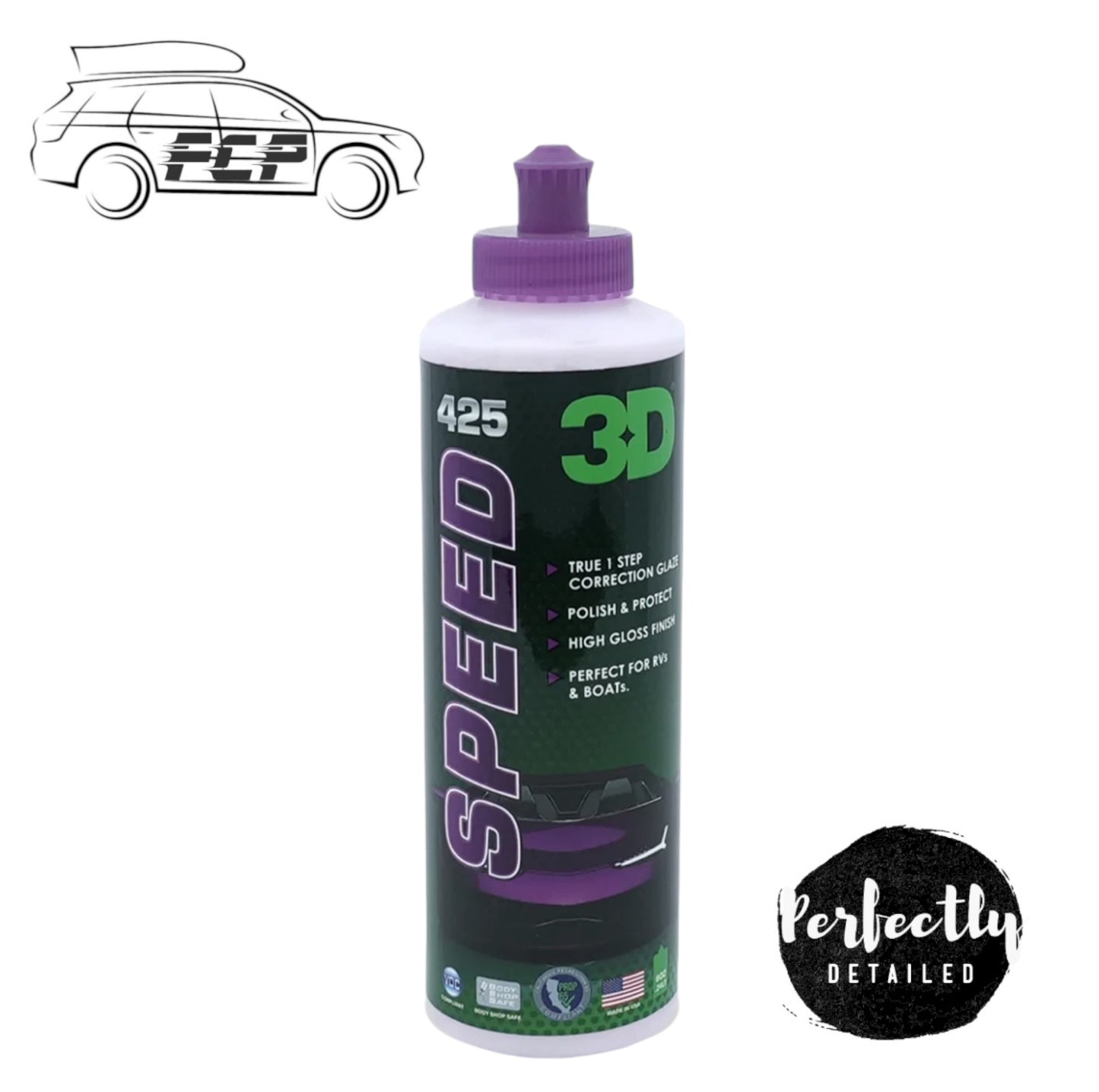3D Car Care SPEED True 1 Step Correction Glaze 237ml