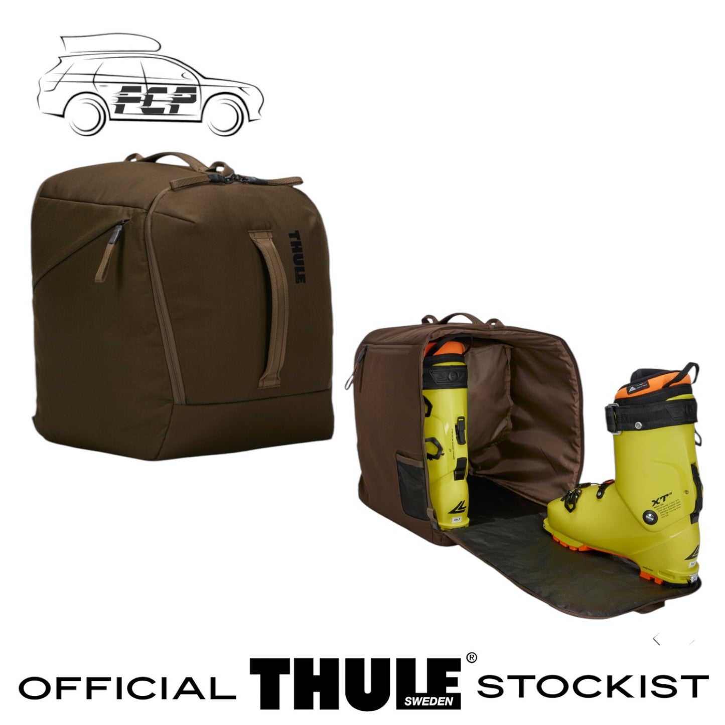 Thule RoundTrip Ski / Snowboard Boot Bag 35 Litre (Khaki) 3205322