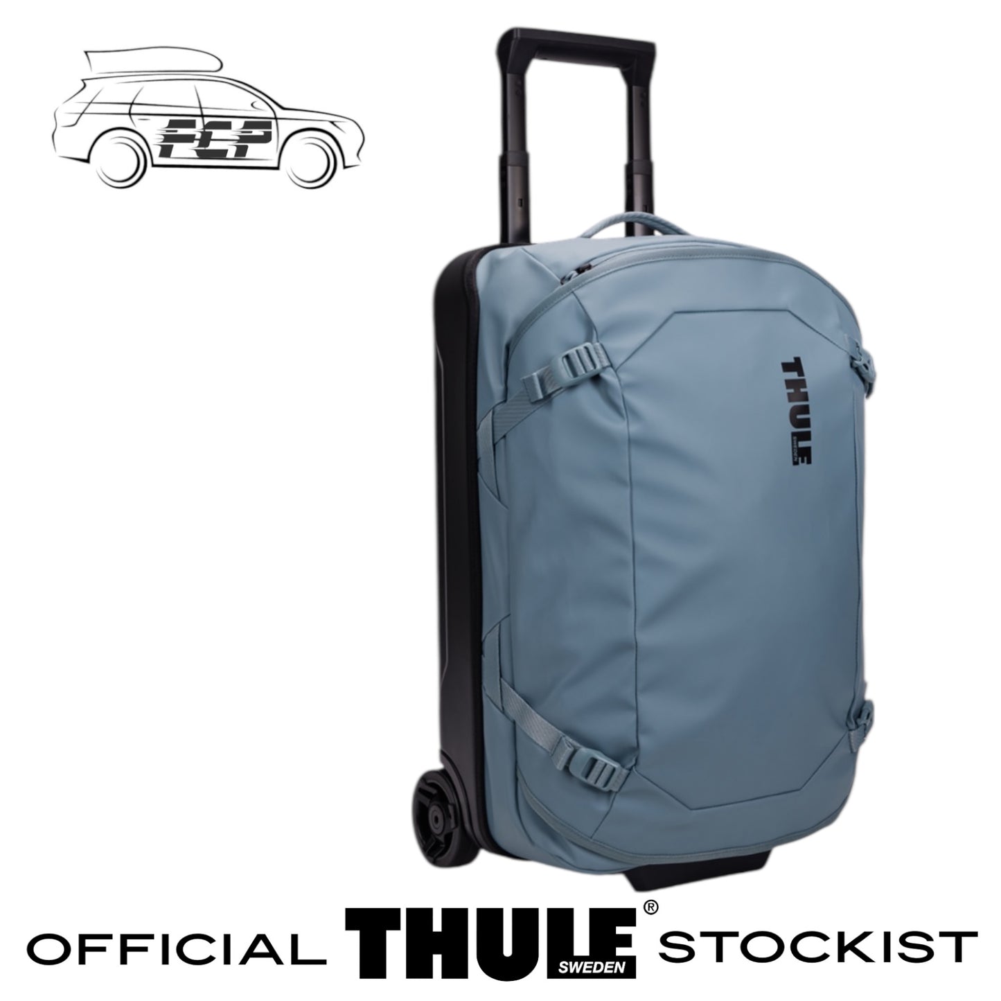 Thule Chasm Carry On Wheeled Duffel Bag 40L Pond Grey 3204986 NEW IN STOCK