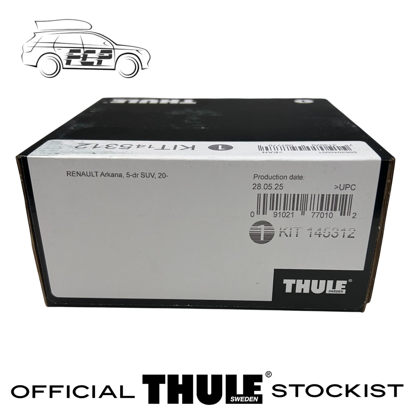 Thule Evo Flush Rail Fitting Kit 145312 Fits Renault Arkana, 5-Dr SUV, 20 On