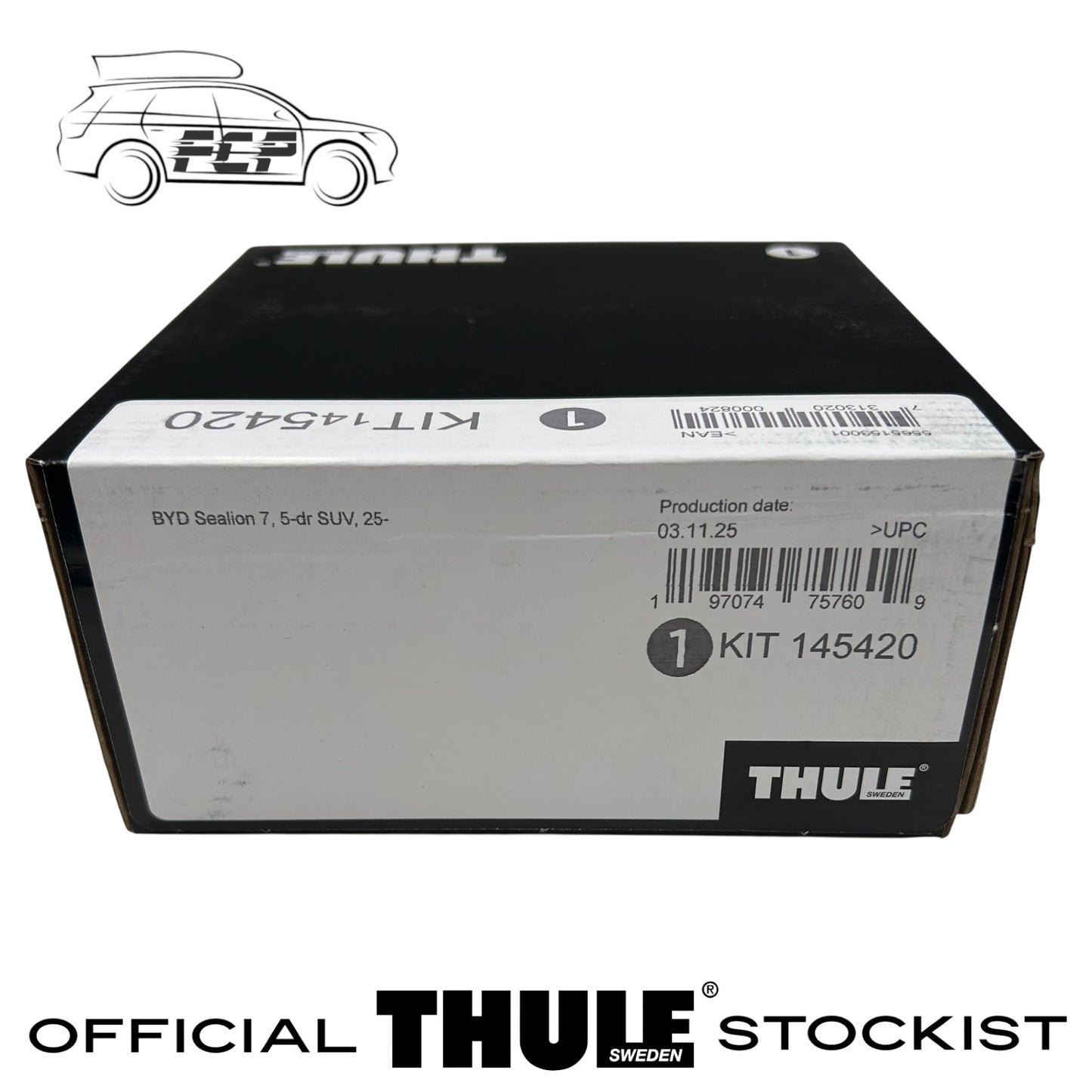 Thule Evo Flush Rail Fitting Kit 145420 Fits BYD Sealion 7, 5-Dr SUV, 25 Onwards