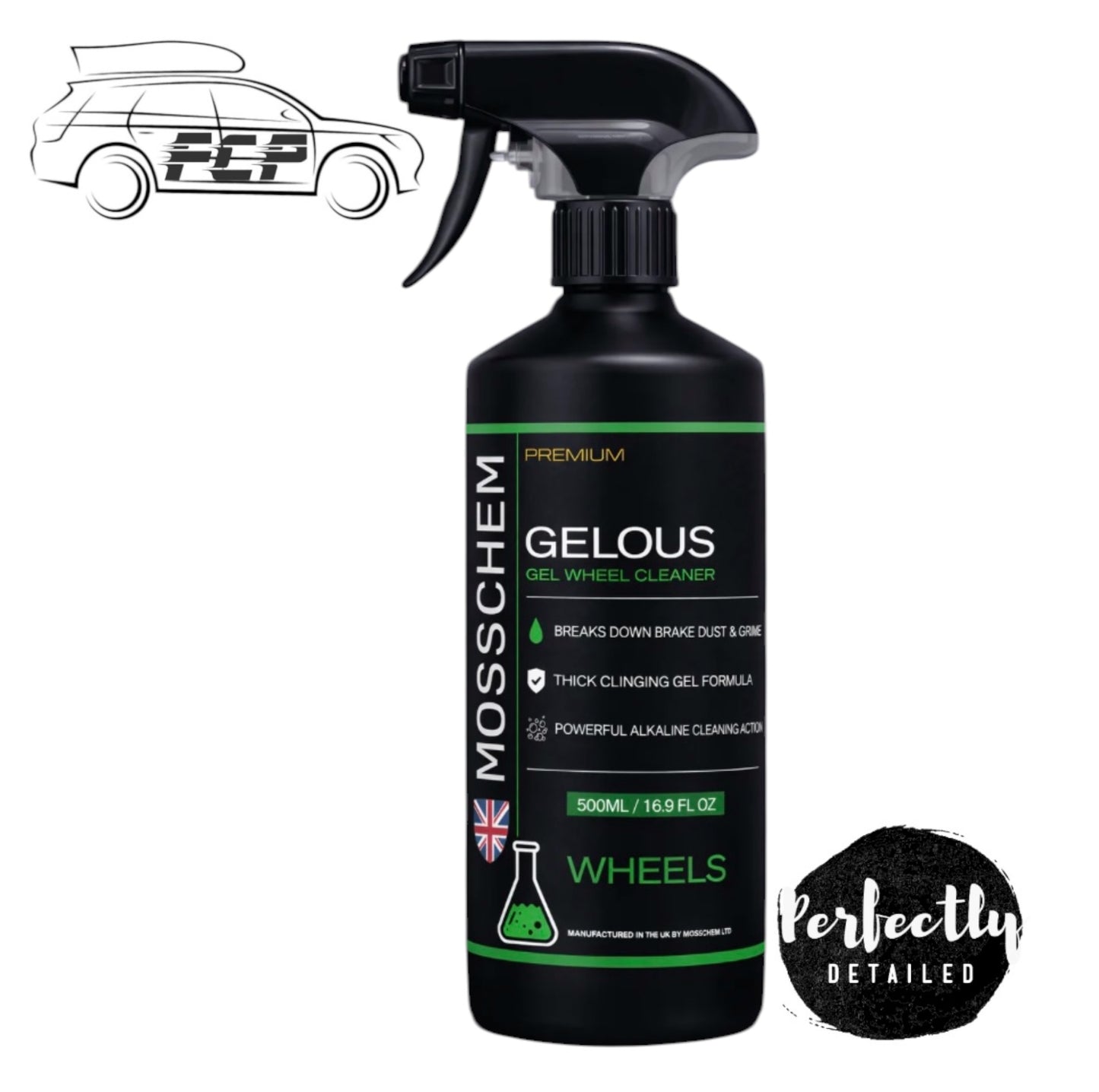 Mosschem Premium Gelous Gel Wheel Cleaner 500ml