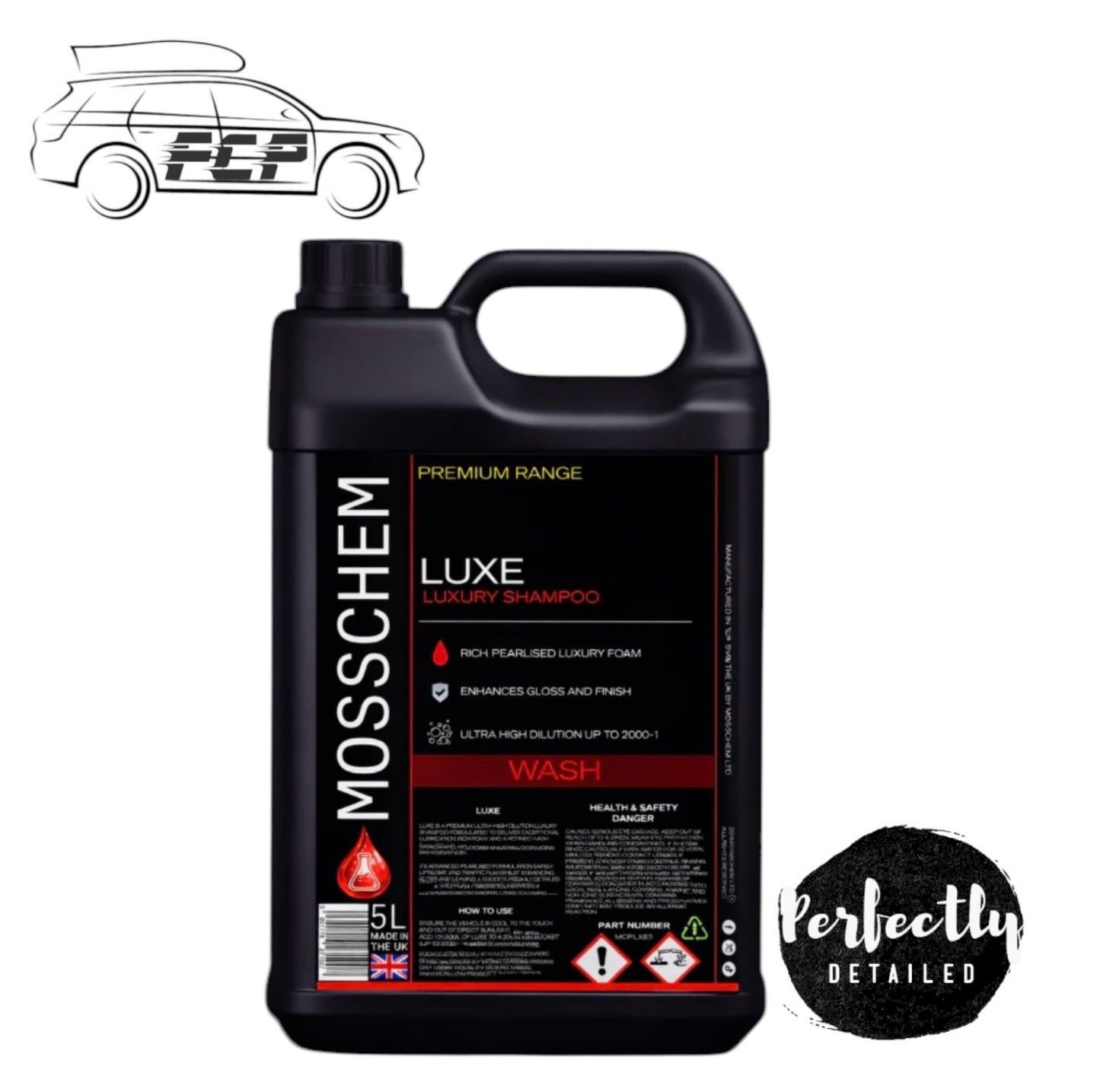 Mosschem Premium Luxe Luxury Shampoo 5L