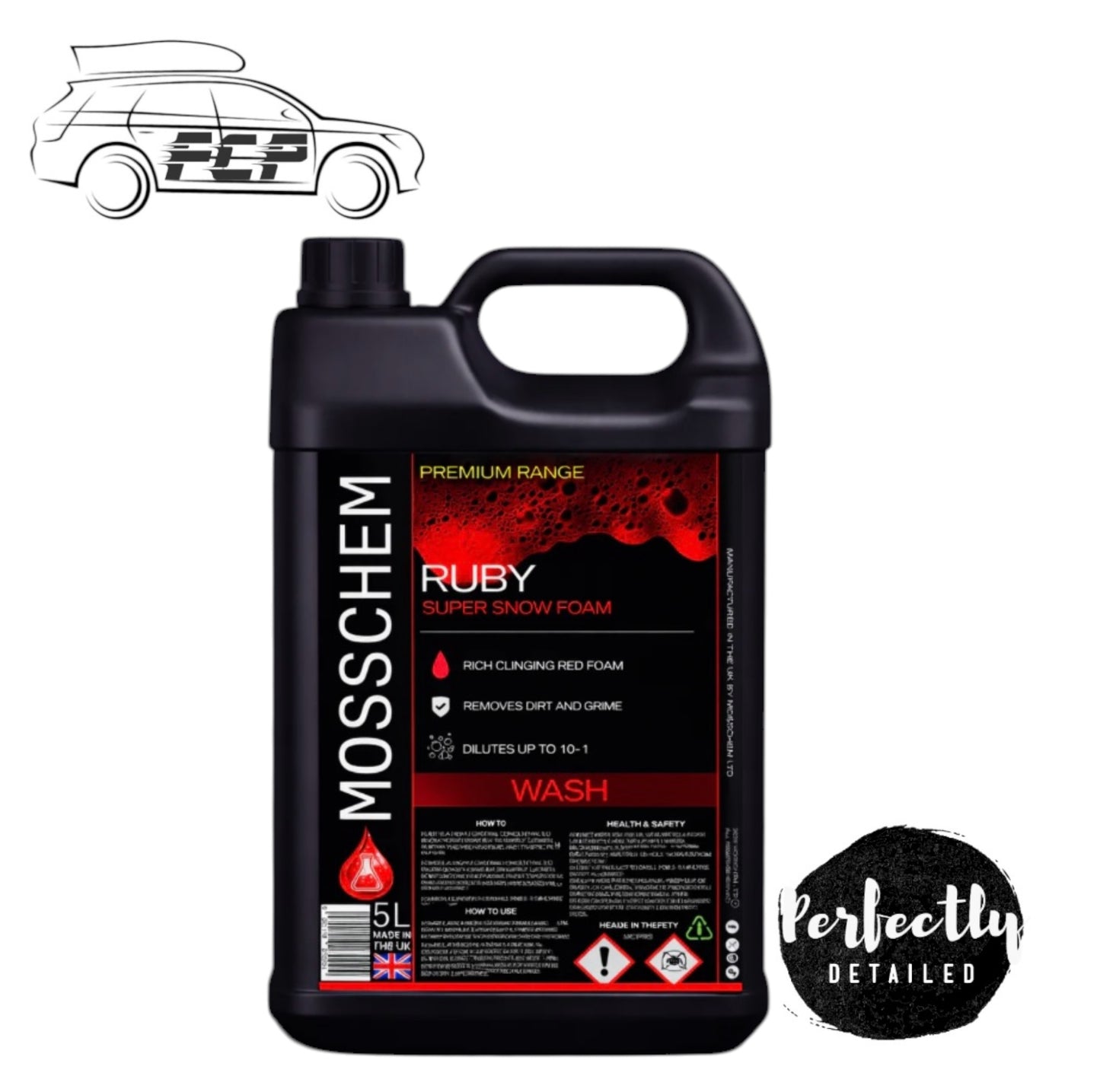 Mosschem Premium Ruby Red Super Snow Foam 5L