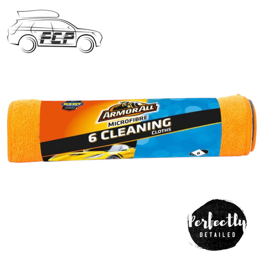 Armor All Microfibre Cleaning Cloths 6pk