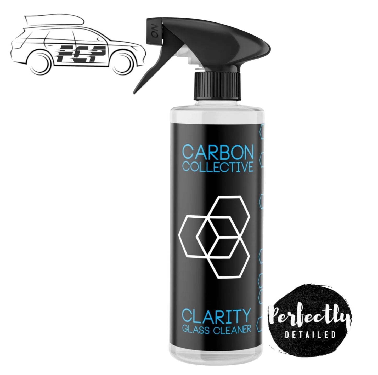 Carbon Collective Clarity Hydrophobic Glass Cleaner 500ml