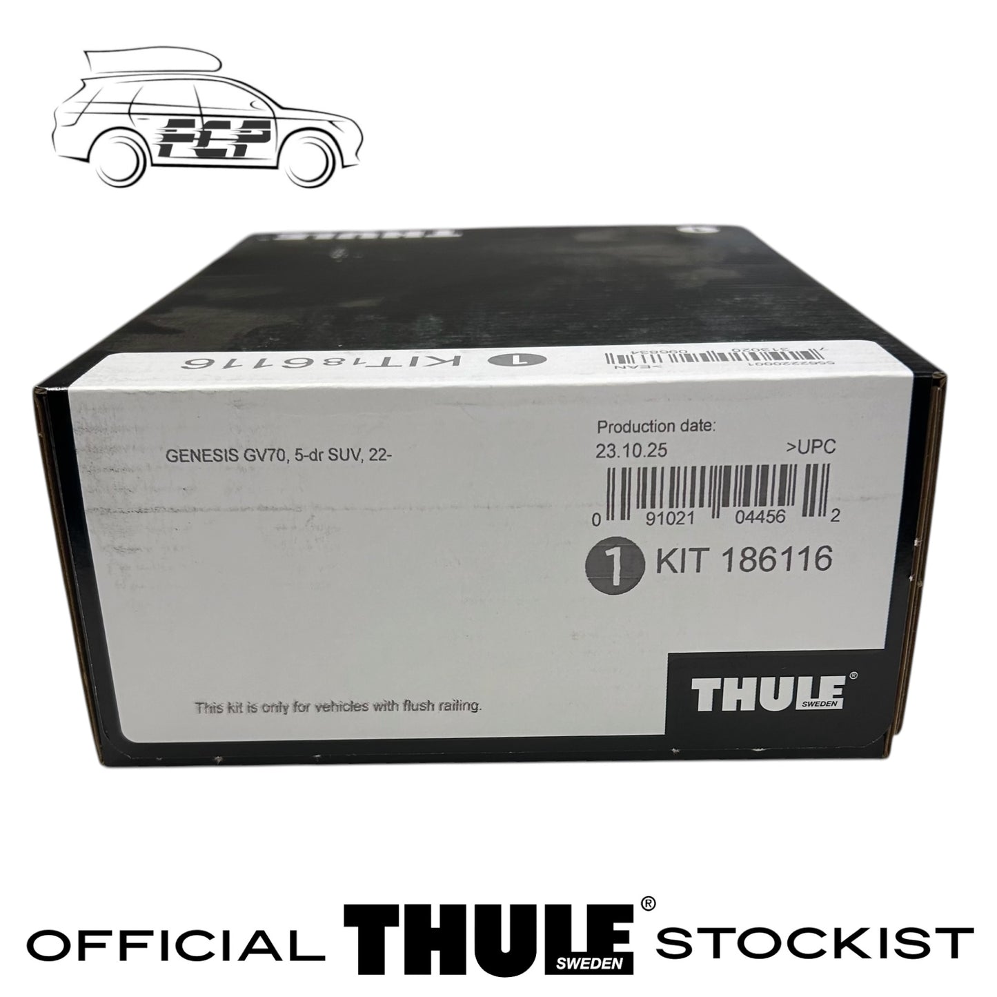 Thule Evo Flush Rail Fitting Kit 186116 Fits Genesis GV70, 5-Dr SUV, 22 Onwards