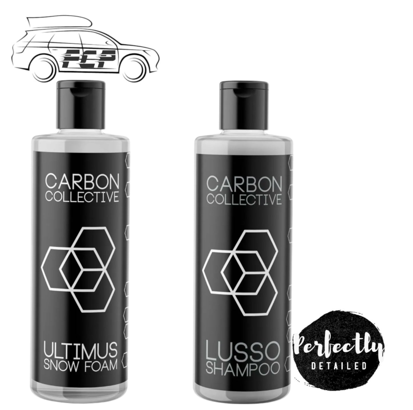 Carbon Collective Lusso Shampoo & Ultimus Snow Foam Combo 500ml