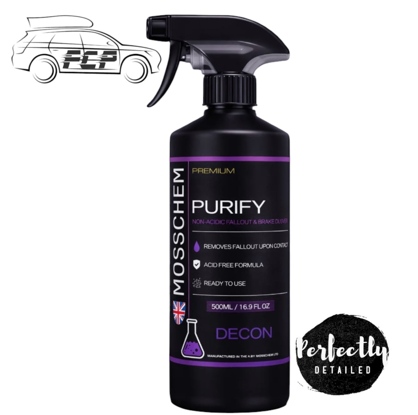 Mosschem Premium Purify Fallout & Brake Dust Remover 500ml