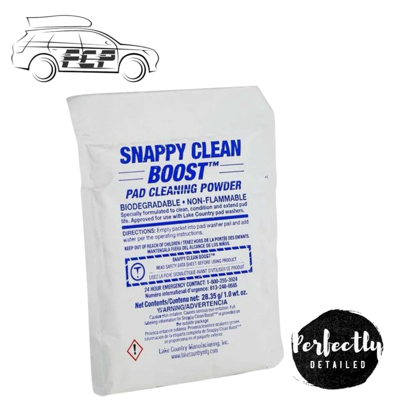 Snappy Clean Boost Rotary Pad Cleaning Powder For Use in Pad Washers 1oz Sachet