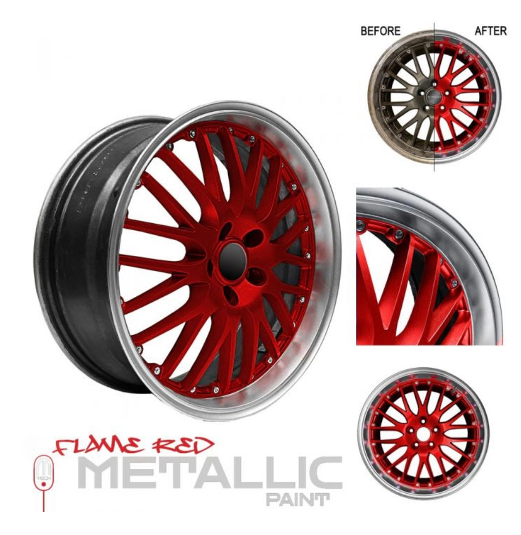 E-Tech Metallic Paint Flame Red 400ml