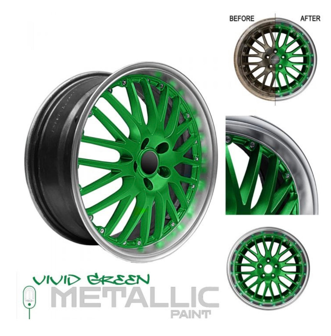 E-Tech Metallic Paint Vivid Green 400ml