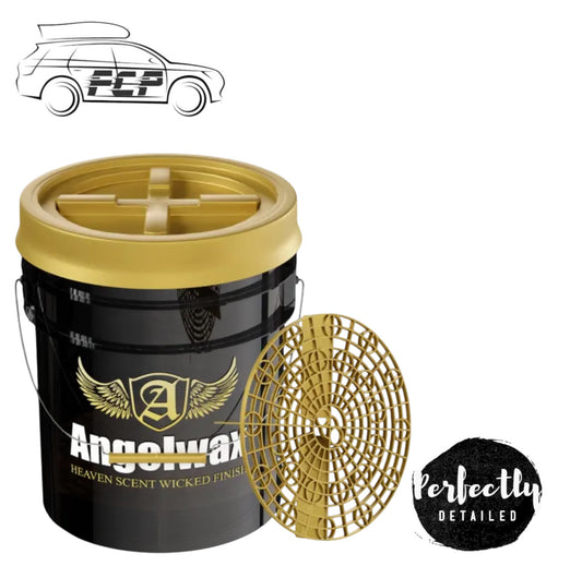 Angelwax Detailing Bucket with Grit Guard and Gamma Seal Lid