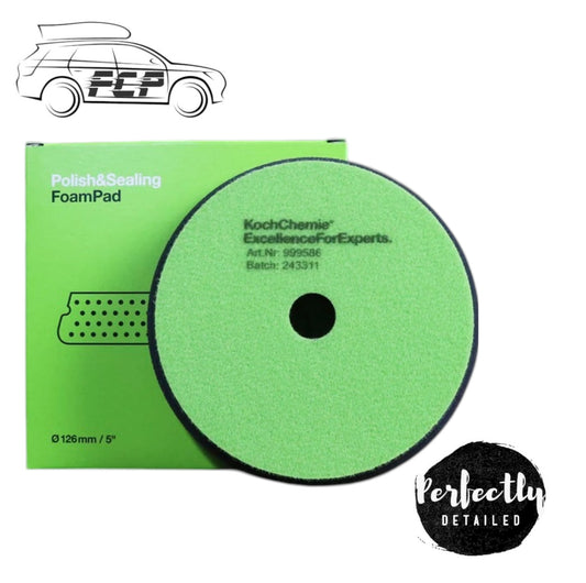 Koch Chemie Green Foam Polish & Sealing Pad 5" (126mm)