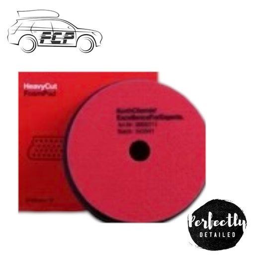 Koch Chemie Red Foam Heavy Cut Pad 5" (126mm)