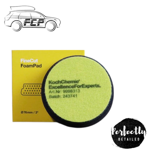 Koch Chemie Yellow Foam Fine Cut Pad 3" (76mm)