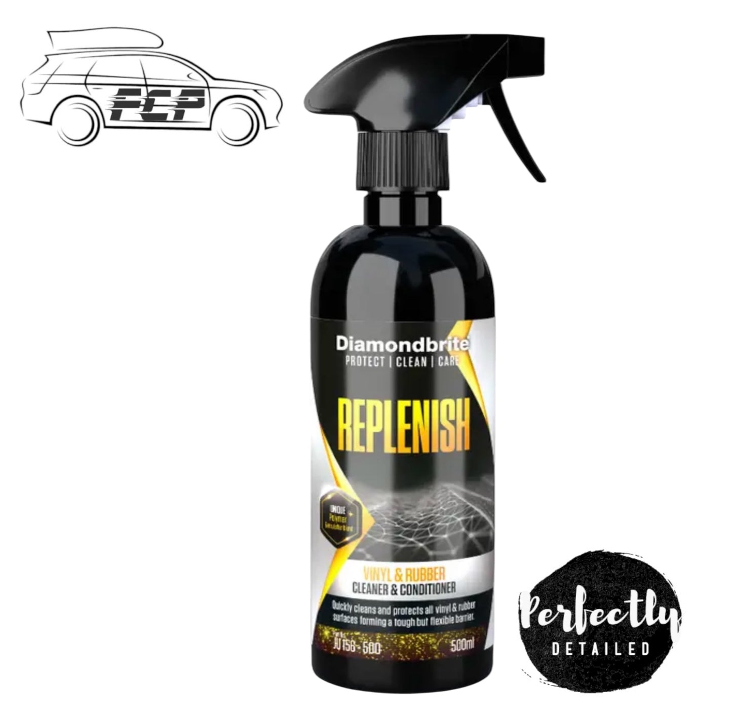 Diamondbrite Replenish Vinyl & Rubber Cleaner 500ml