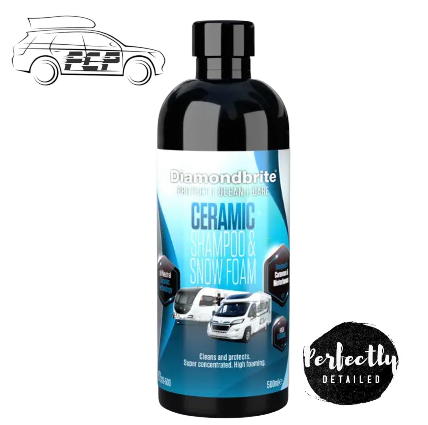 Diamondbrite Leisure Ceramic Shampoo & Snow Foam 500ml