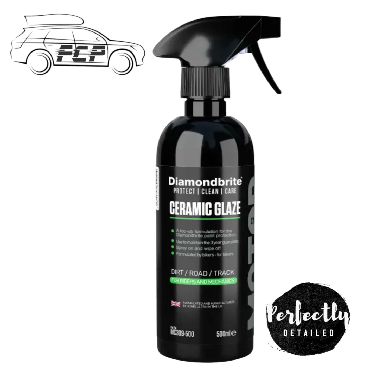 Diamondbrite Motorcycle Ceramic Glaze 500ml