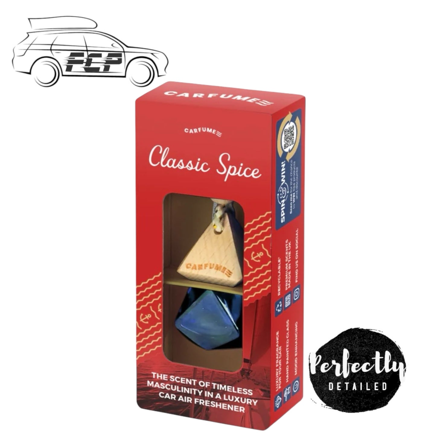 Carfume Car Air Freshener CLASSIC SPICE Ltd Edition Diffuser