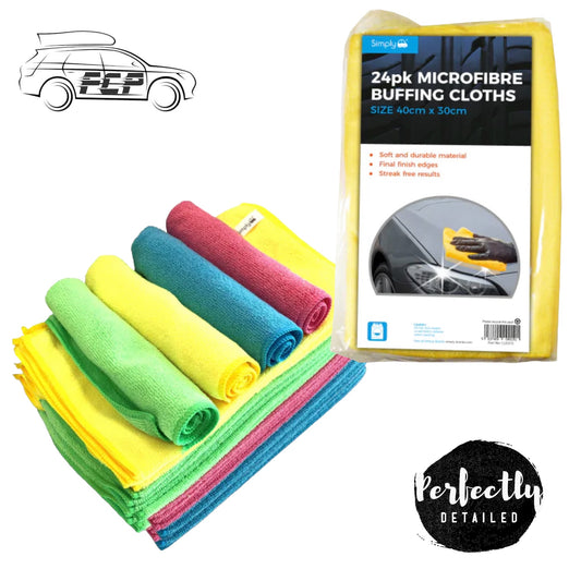 Simply Large Microfibre Cloths 24pk